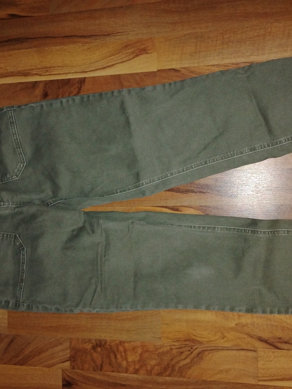 Maurices Ankle olive-green jeans
